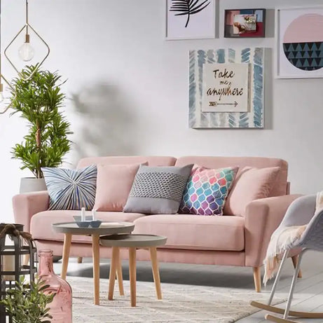 كنبة فاخرة بأرجل خشبية راقية - Baytuk