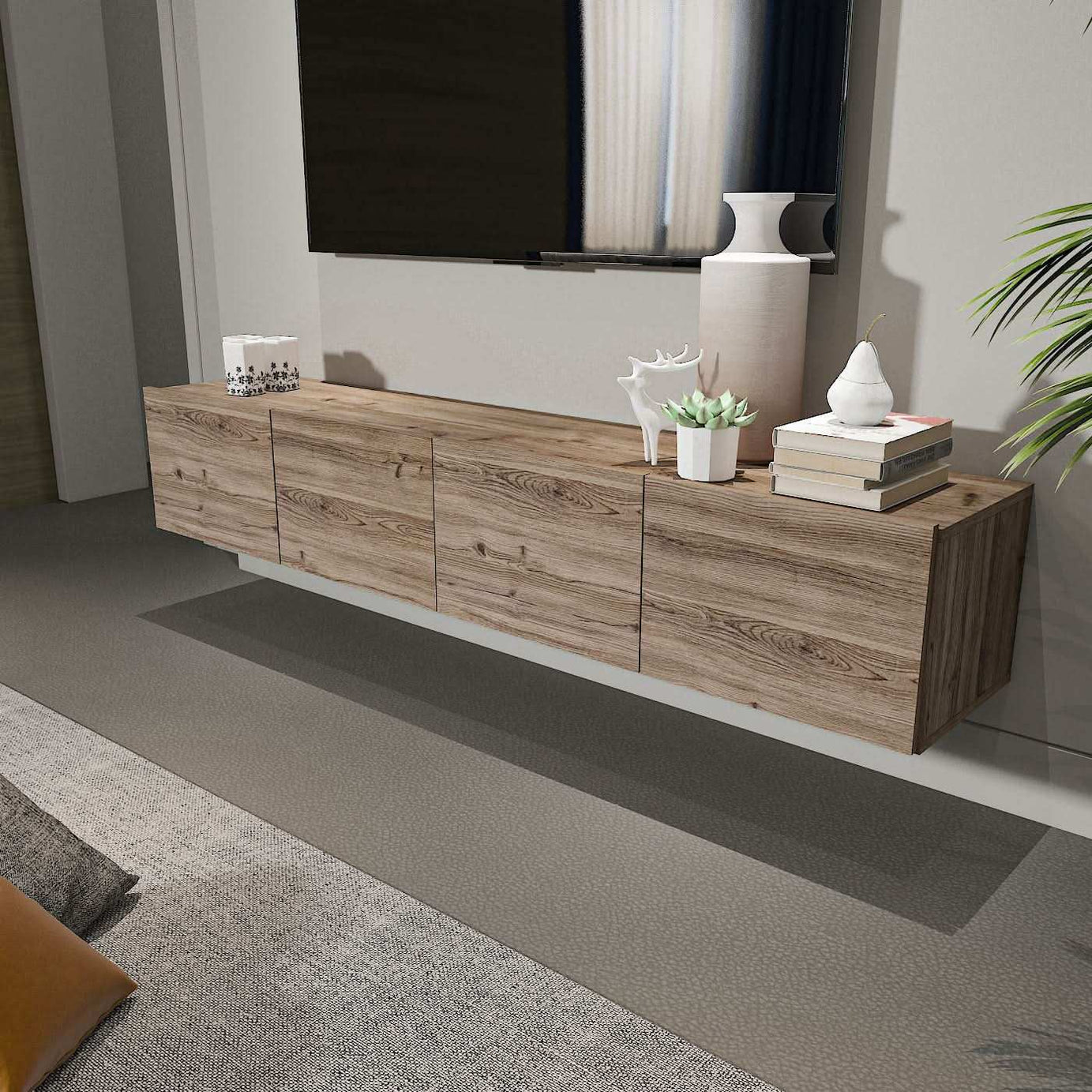 طاولة تلفاز معلقة - Baytuk