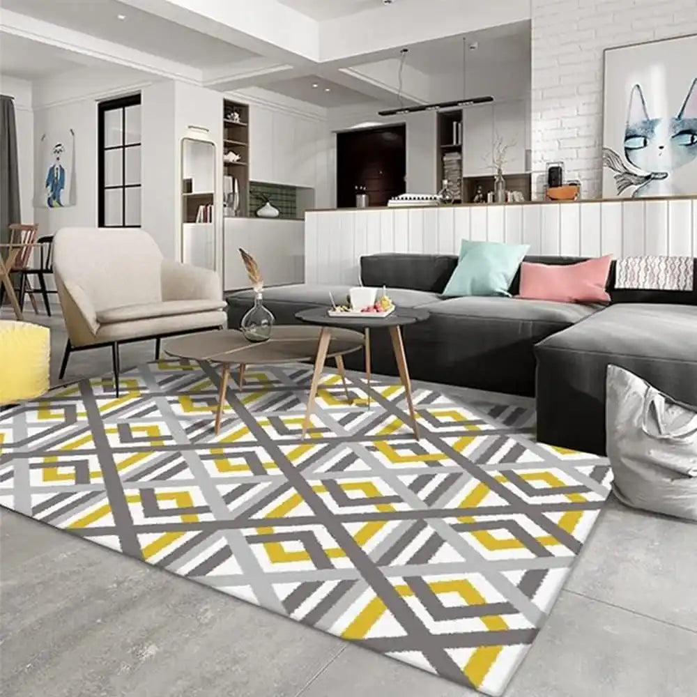 سجادة أرضية متعددة الألوان - Baytuk