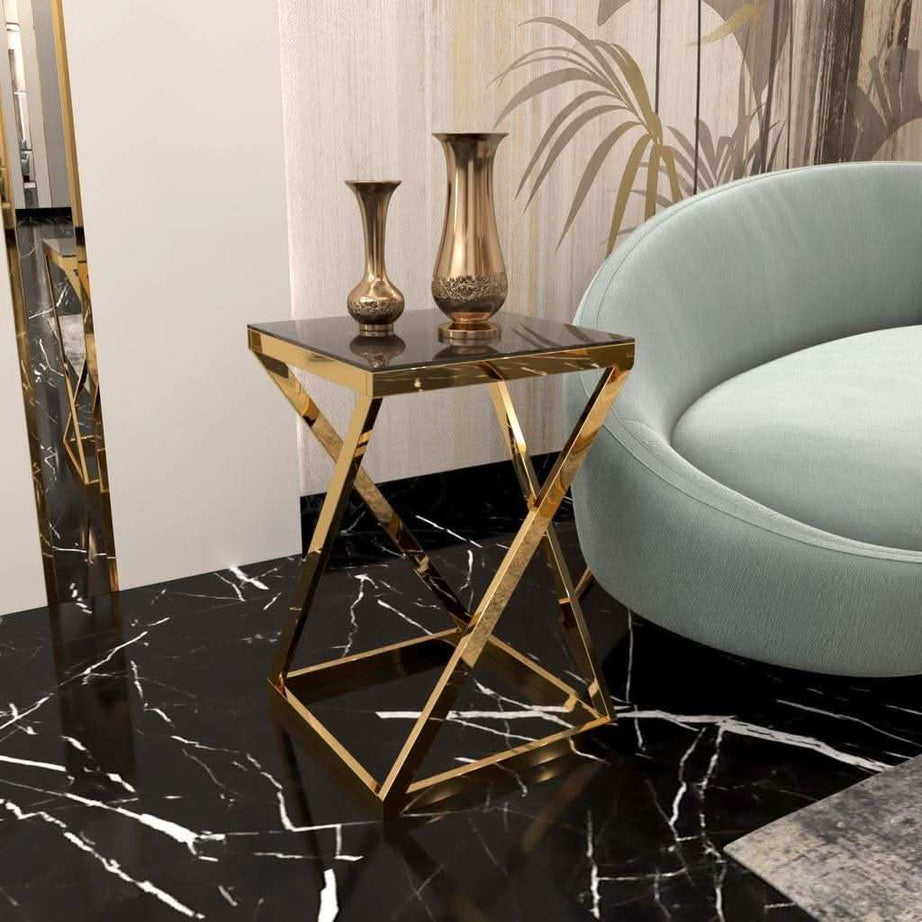 طاولةجانبية بسطح مربع - Baytuk