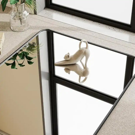 مرايا بإطار معدني، 40*150 سم