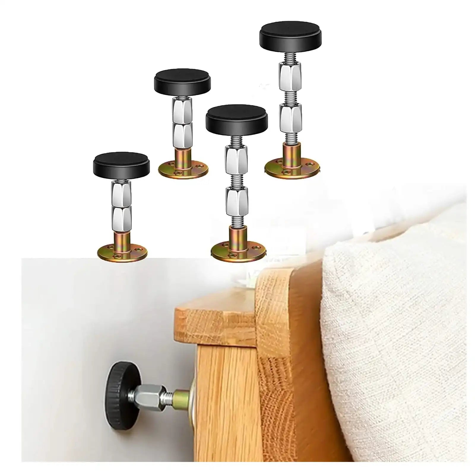 داعم لتثبيت السراير، 4 قطع