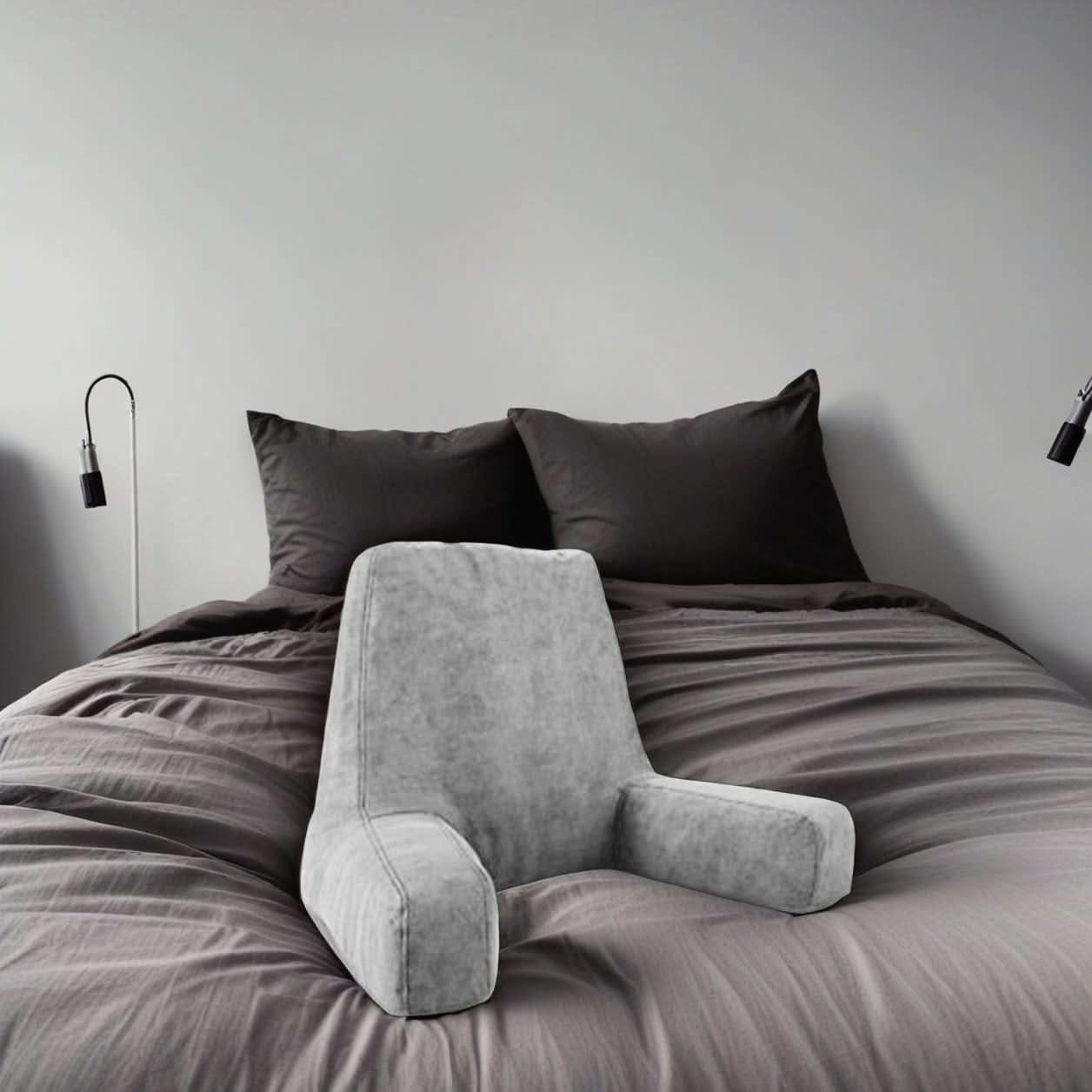 مخدة سرير فايبر قماش - Baytuk