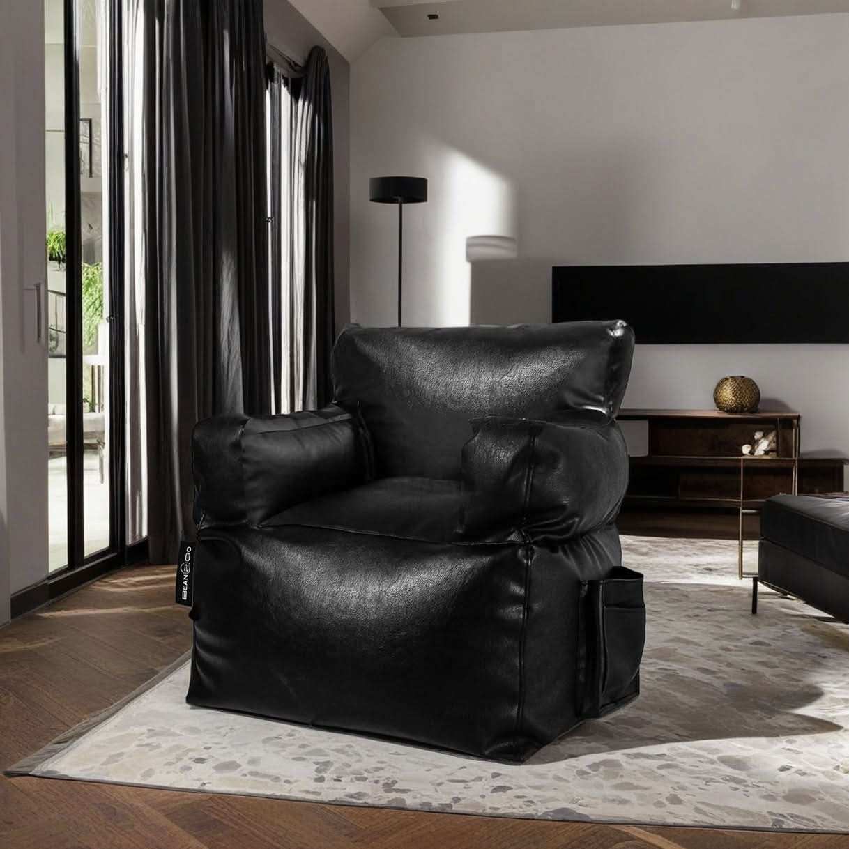 كرسي بين باق فاخر جلد مريح - Baytuk