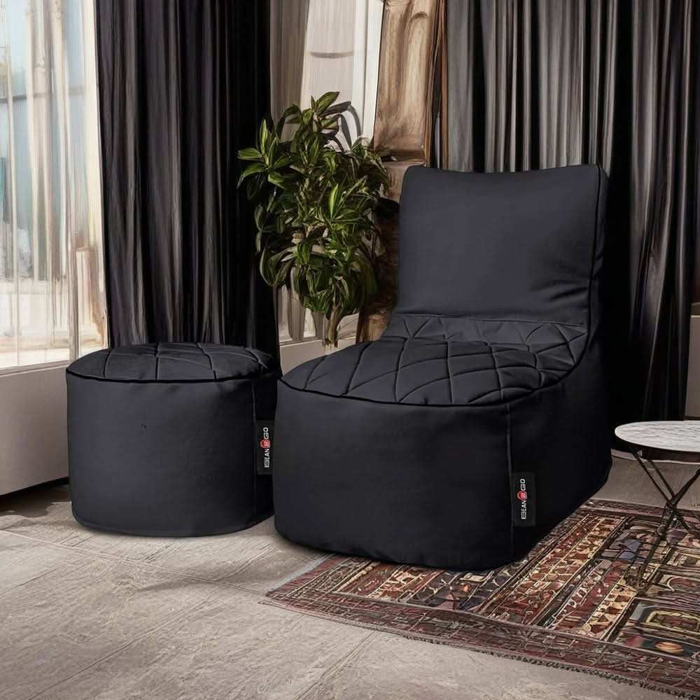 كرسي بين باق جلد مريح - Baytuk