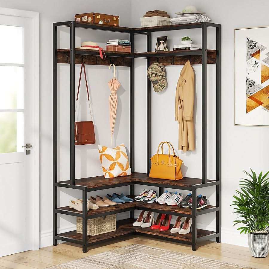 خزانة أحذية مع شماعة - Baytuk