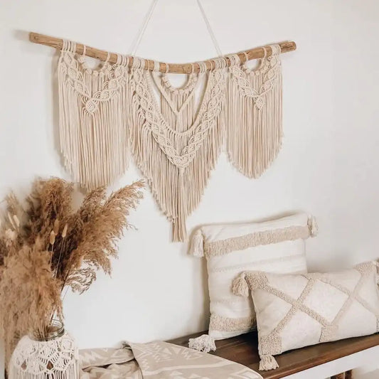 مكرمية حائط فاخرة زينة فريدة - Baytuk