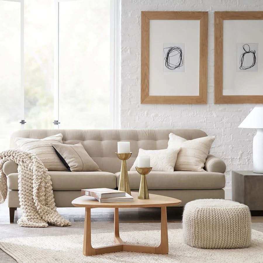 كنبة فاخرة كابتونيه بتصميم أنيق - Baytuk