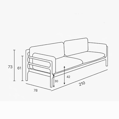 كنبة بنمط أسيوي - SELA