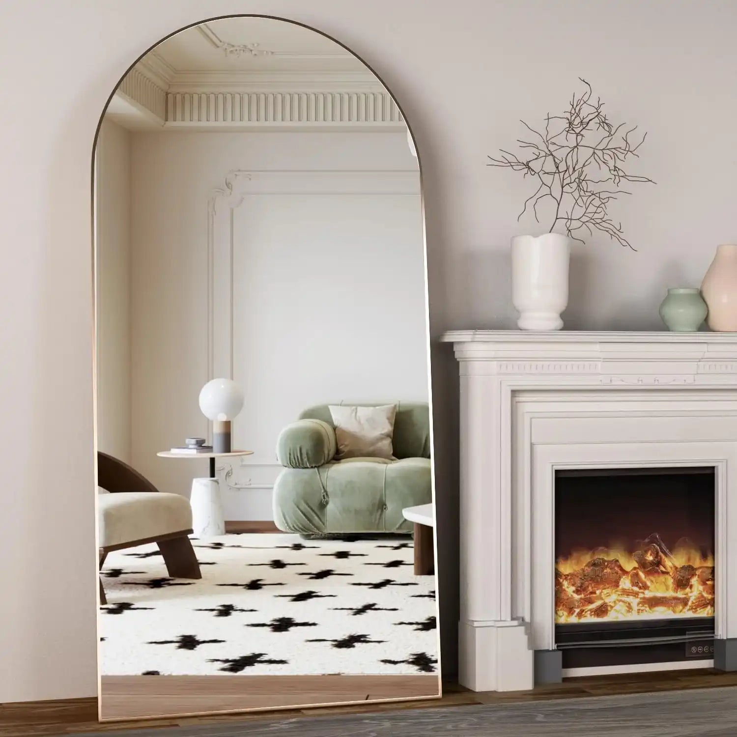 مرايا بإطار معدني، 80*180 سم