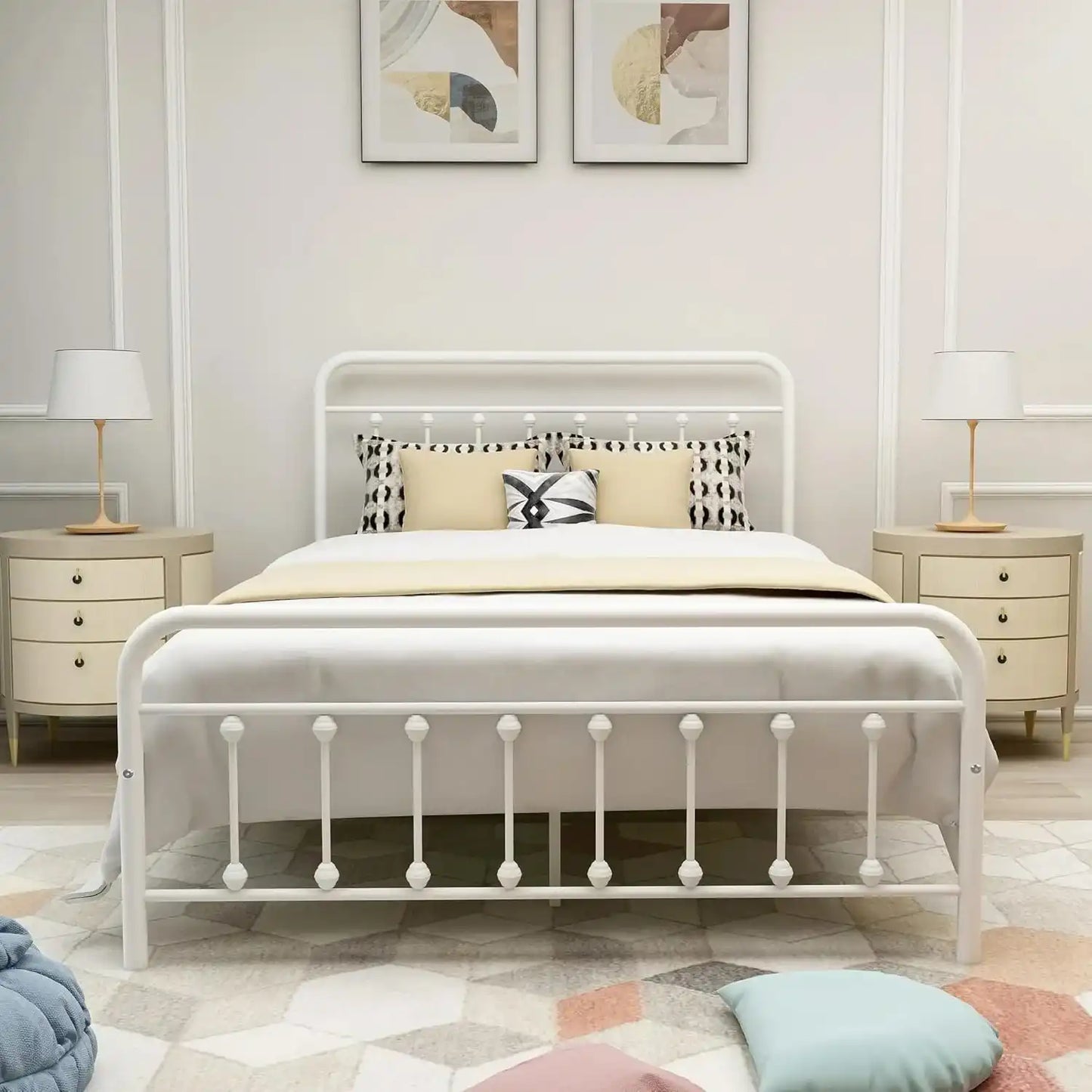 إطار سرير معدني، 120*200 سم