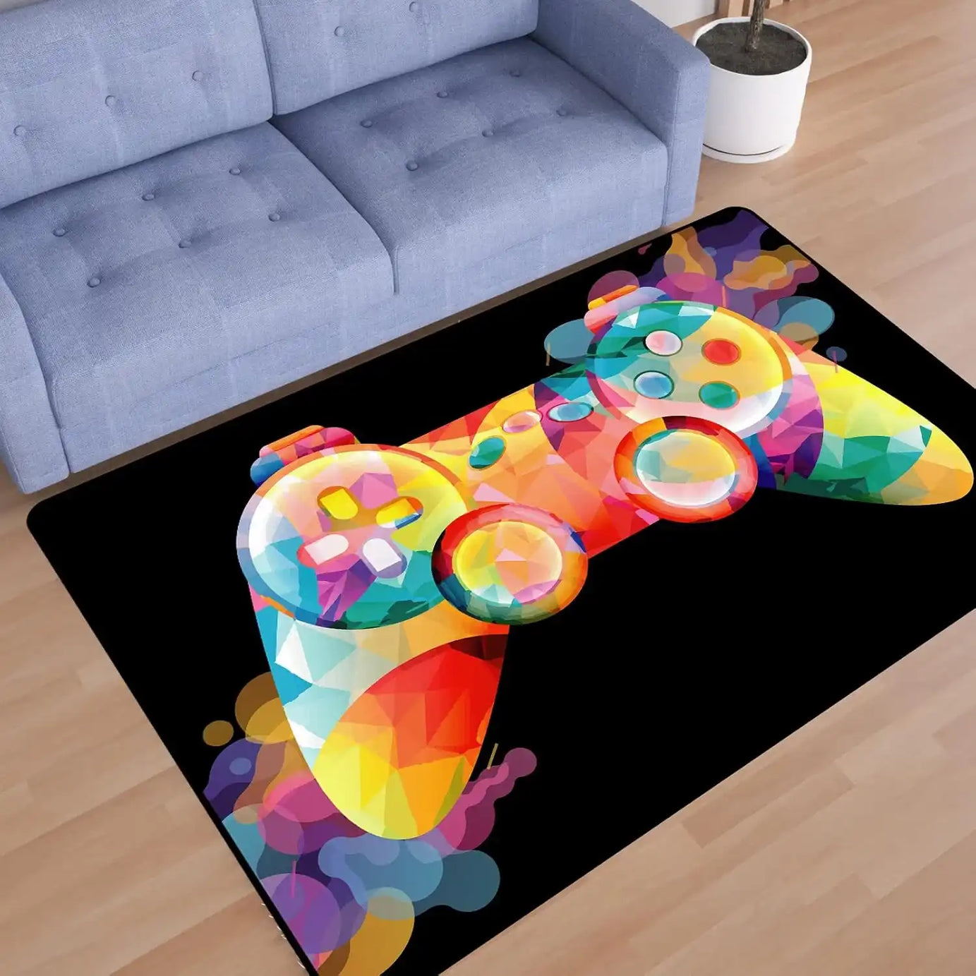 سجادة أرضية متعددة الألوان - Baytuk