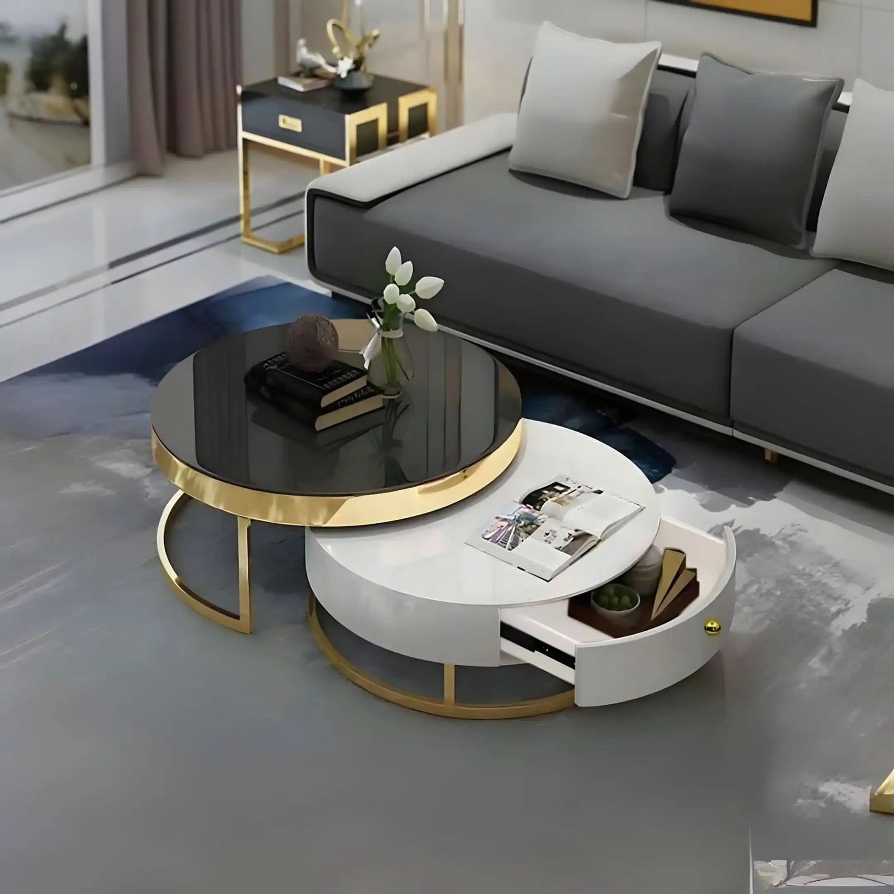 طاولة قهوة متداخلة - Baytuk