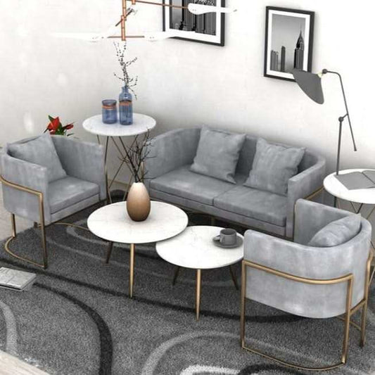 طقم أنتريه مع طاولة قهوة وطاولة جانبية - Baytuk