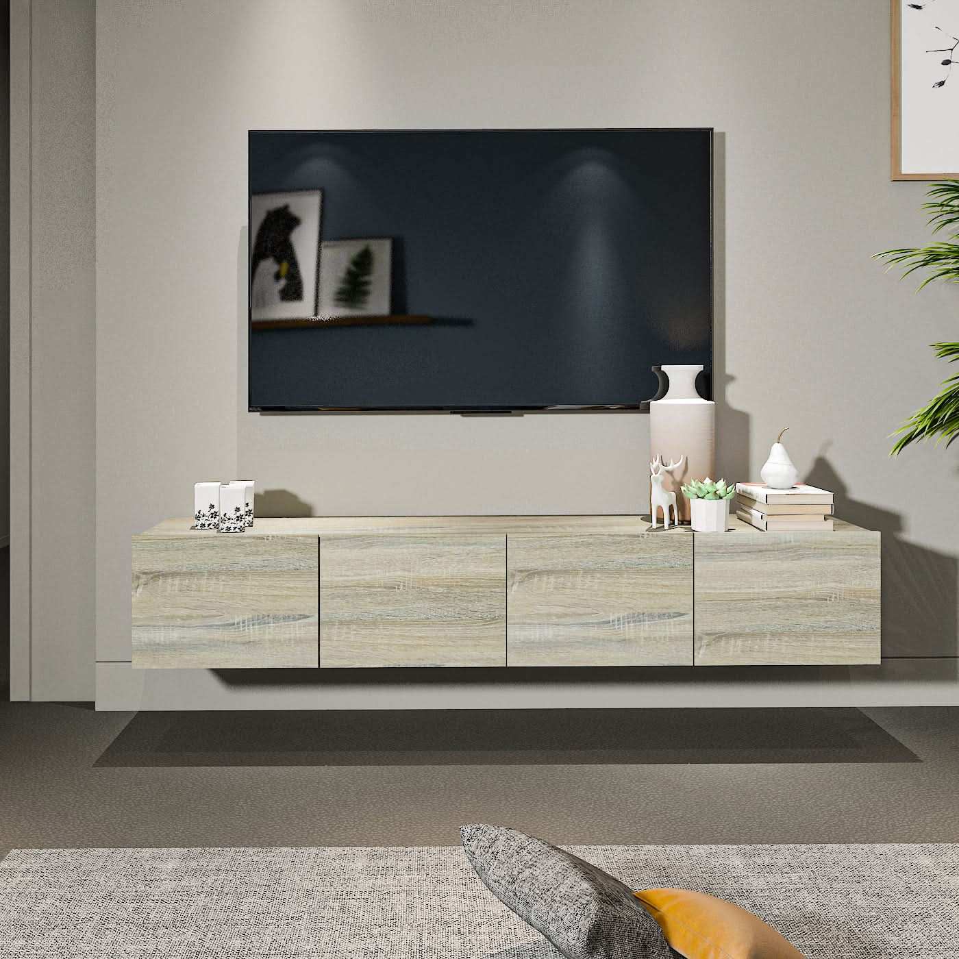 طاولة تلفاز معلقة - Baytuk