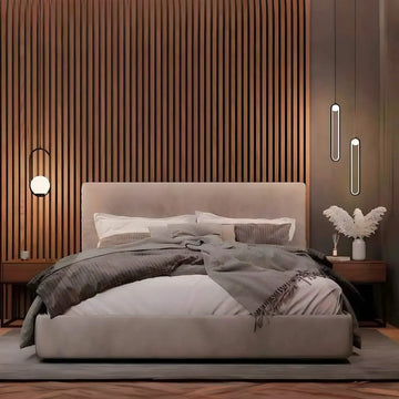 سرير بتصميم كلاسيك خشب كونتر - Baytuk
