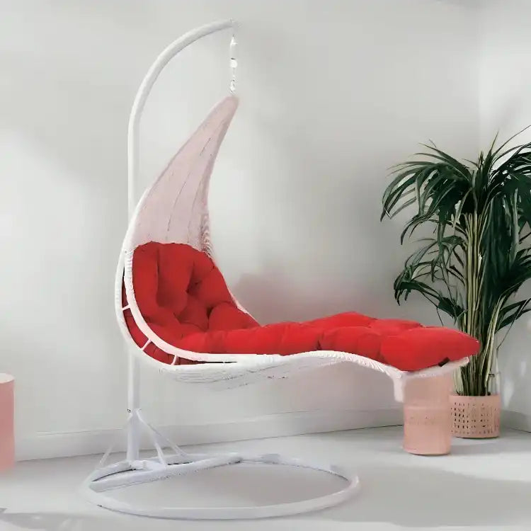 أرجوحة معدن وراتان - Baytuk