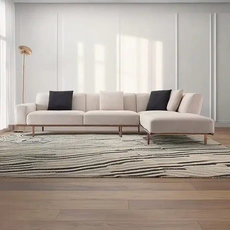 كنبة زاوية بتصميم بسيط - Baytuk