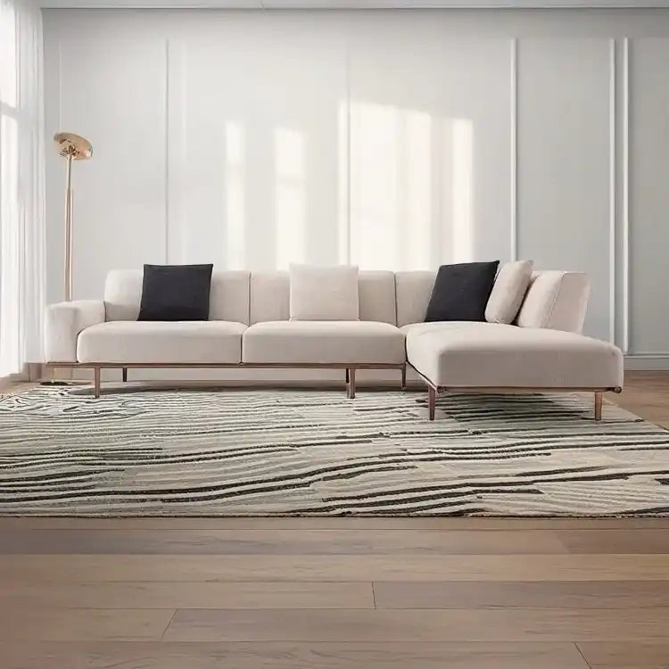 كنبة زاوية بتصميم بسيط - Baytuk