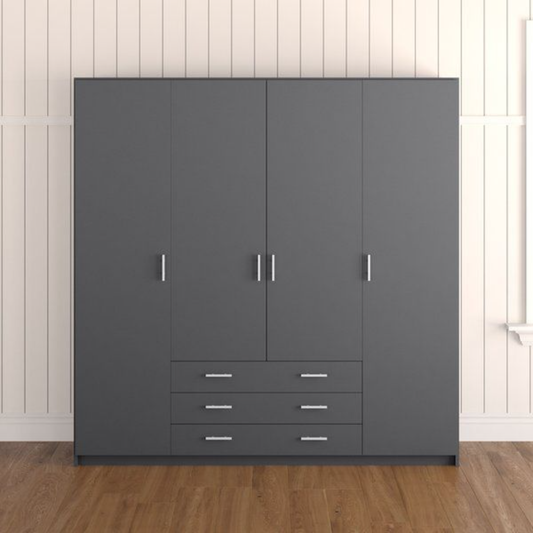 دولاب رمادي عصري