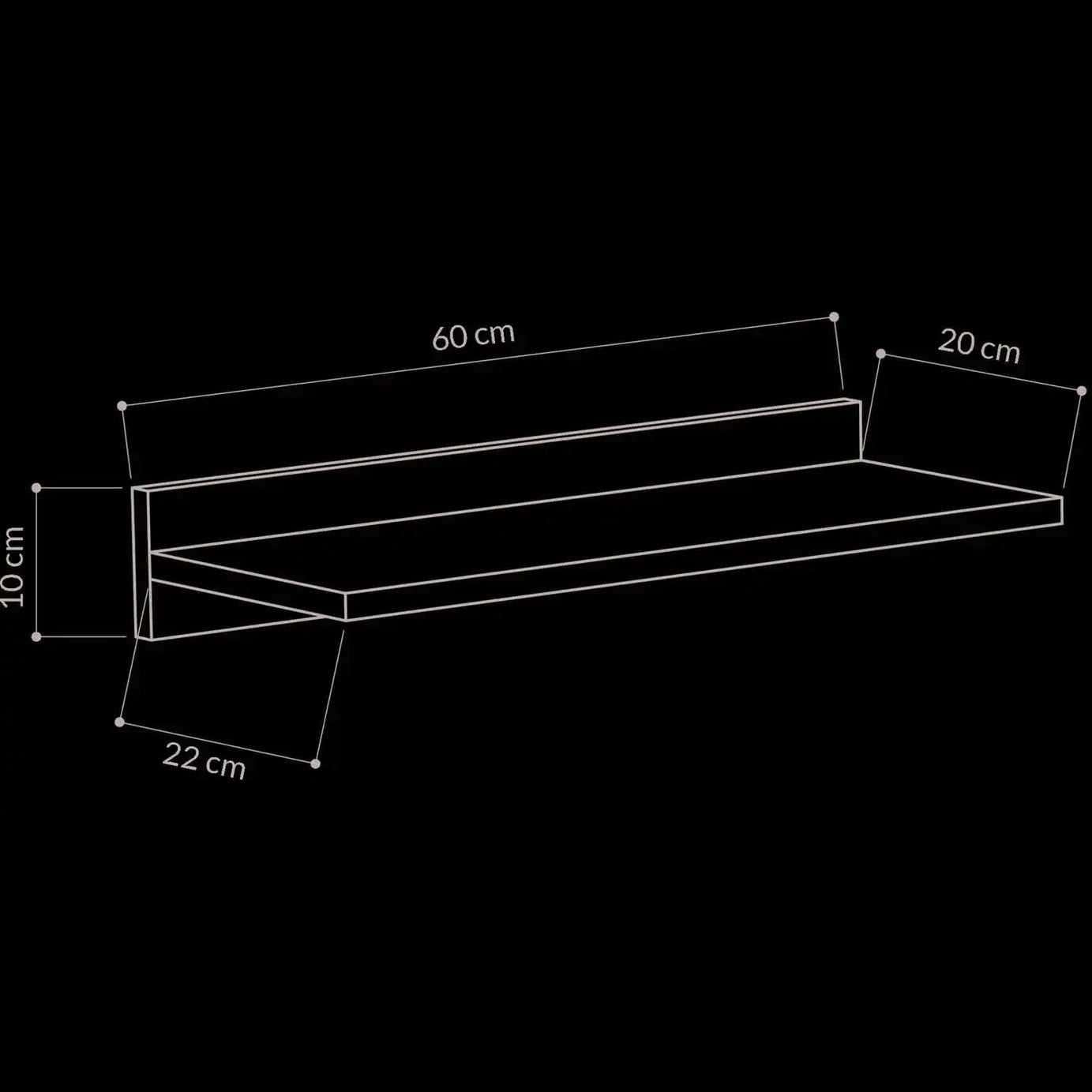 رفوف ام دي اف أنيقة - Baytuk