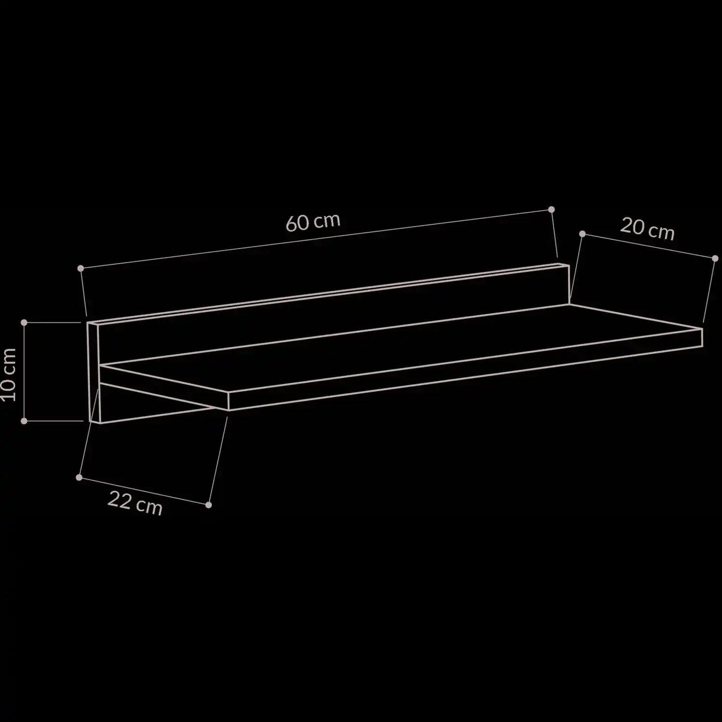رفوف ام دي اف أنيقة - Baytuk