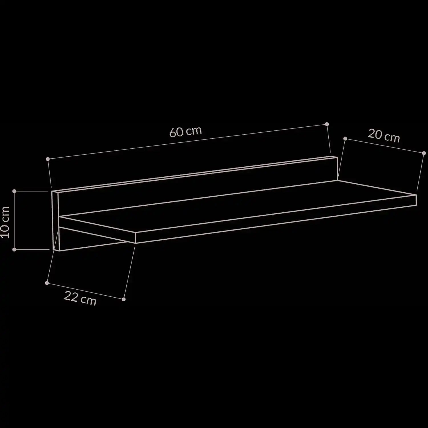 رفوف ام دي اف أنيقة - Baytuk