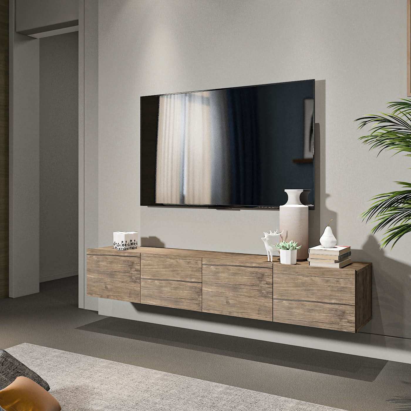 طاولة تلفاز معلقة - Baytuk