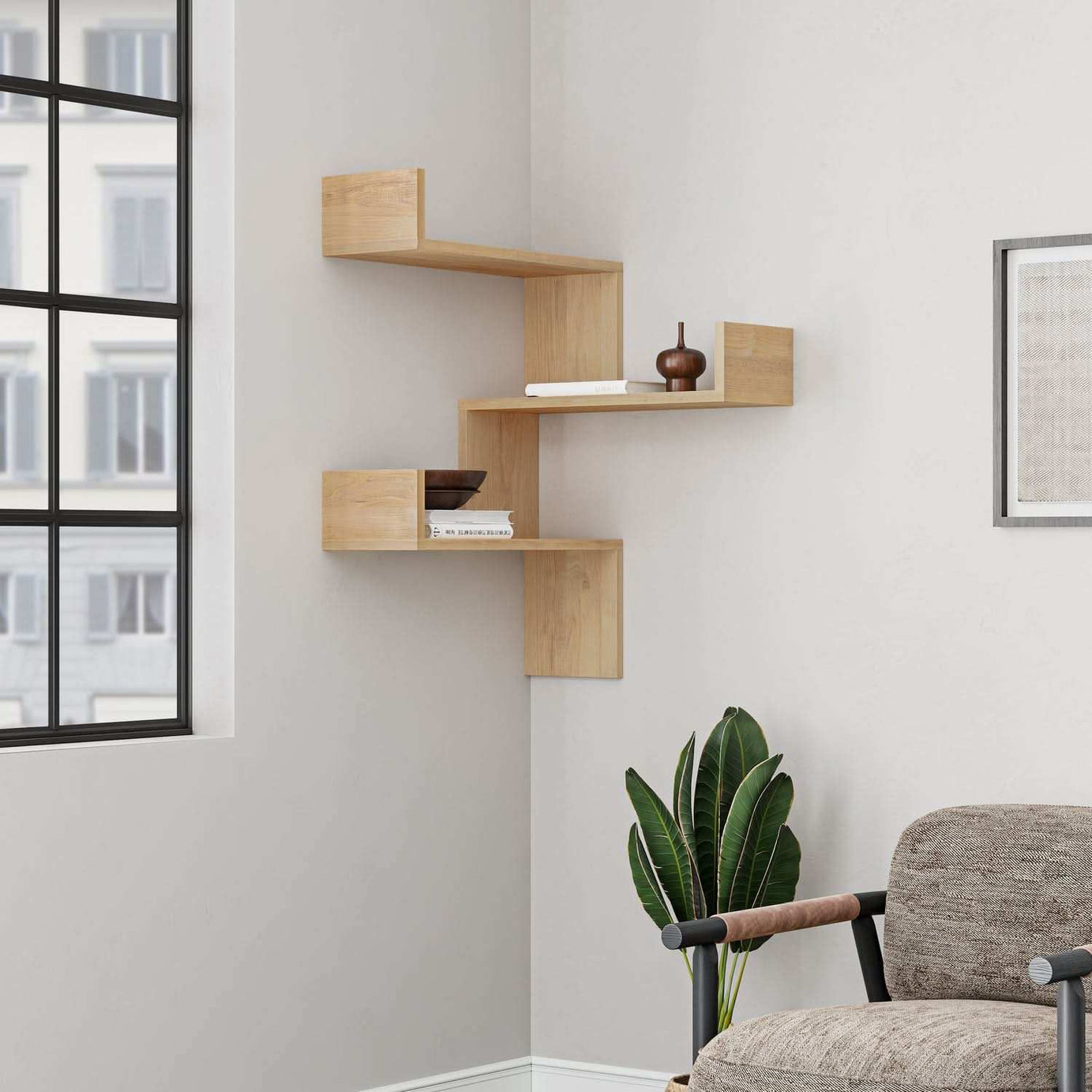 وحدة أرفف MDF أنيقة - Baytuk