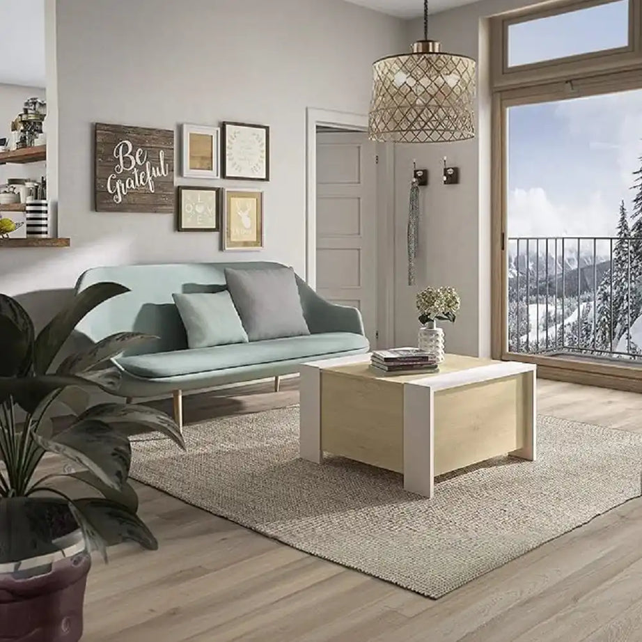 طاولة قهوة خشب، 78*78*44 سم