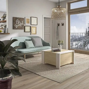 طاولة قهوة خشب، 78*78*44 سم