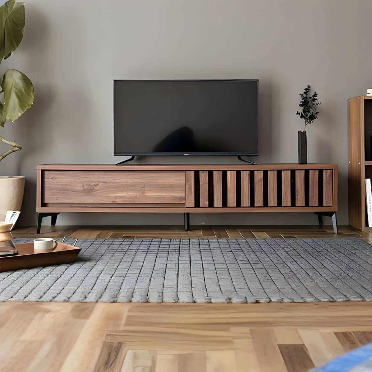 طاولة تلفاز ام دي اف - Baytuk