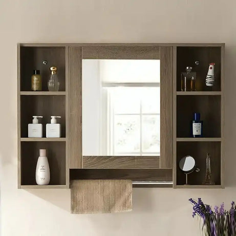 مرايا حمام عصرية مع أرفف تخزين - Baytuk