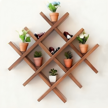 وحدة أرفف معلقة بتصميم عصري 