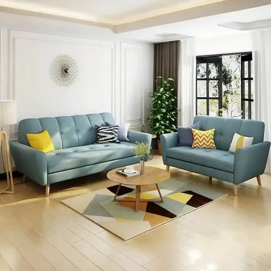 كنب فاخر مريح بقطعة قماش قطيفة - Baytuk