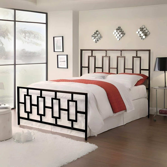 سرير معدن أسود - Baytuk