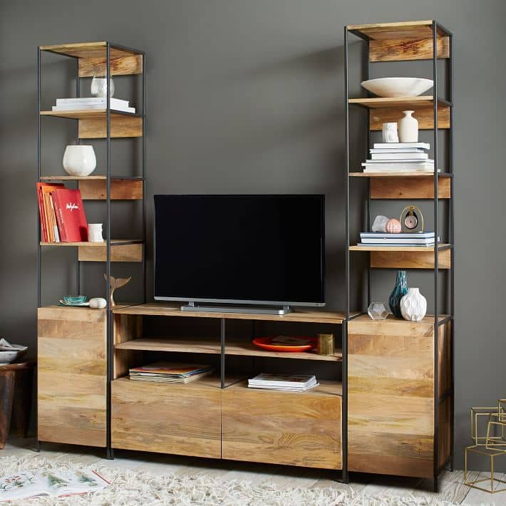 طاولة تلفاز مع وحدة أرفف - MODULUXE