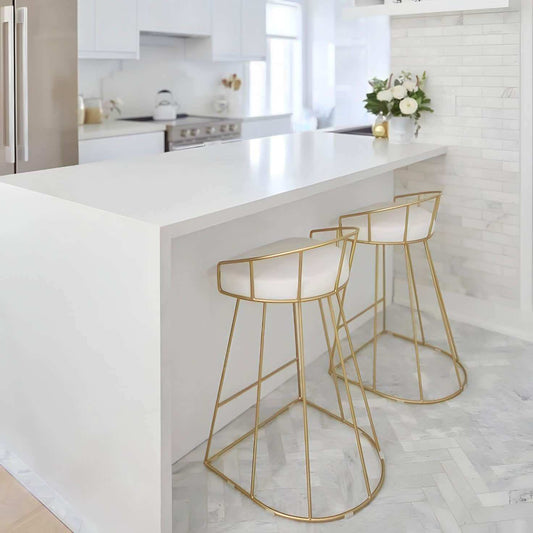 كرسي بار فاخر جلد - Baytuk