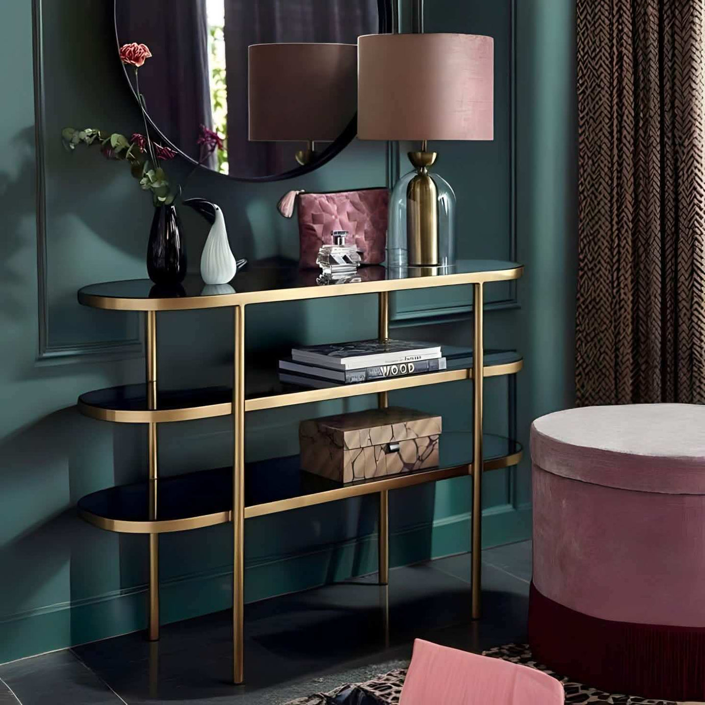 كونسول زجاجي عصري - Baytuk