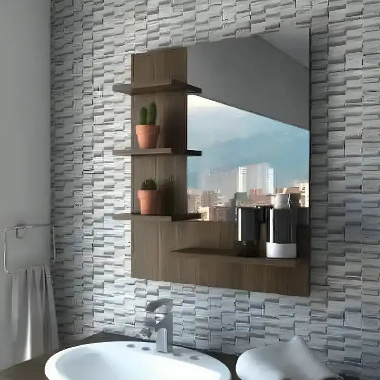 مرايا عصرية بأرفف متعددة - Baytuk