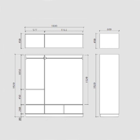 دولاب علي الطراز الياباني - TONE