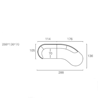 كنبة بتصميم أوروبي - MERA