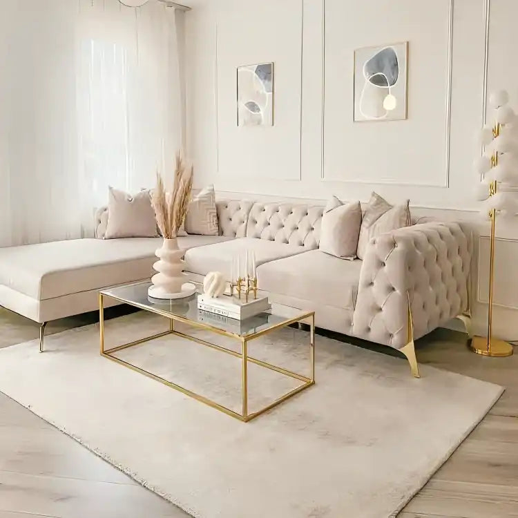 كنب زاوية كابتونيه فاخرة - Baytuk