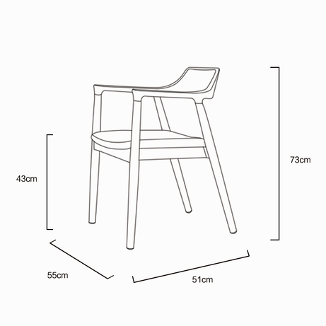 كرسي طعام عصري - BAYTK