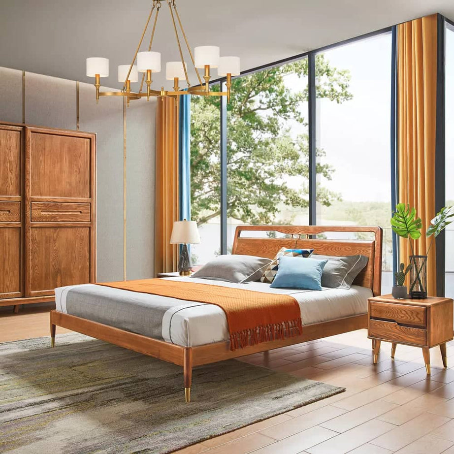 سرير خشبي حديث - SERA