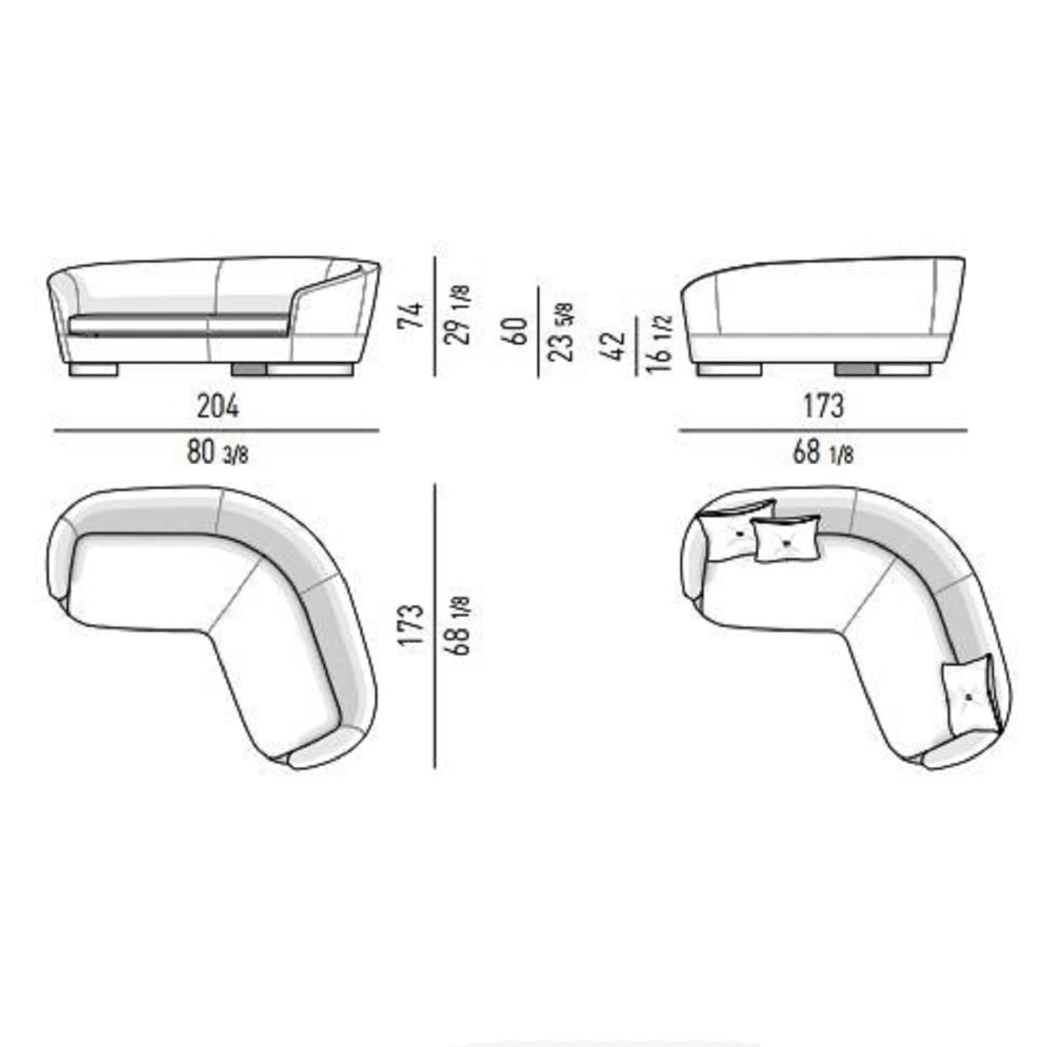 كنبة زاوية عصرية - MERA