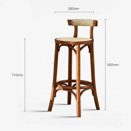 كرسي بار خشبي - BAYTK