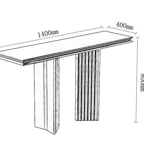 كونسول معدني أنيق - PINE
