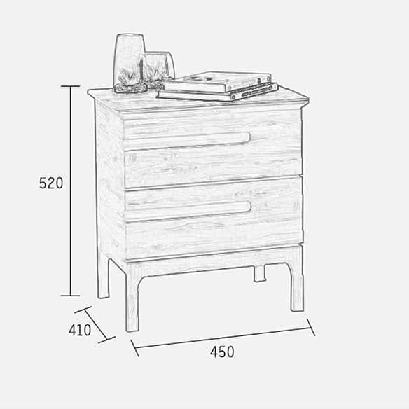 كومودينه خشبي حديث - CHANCE