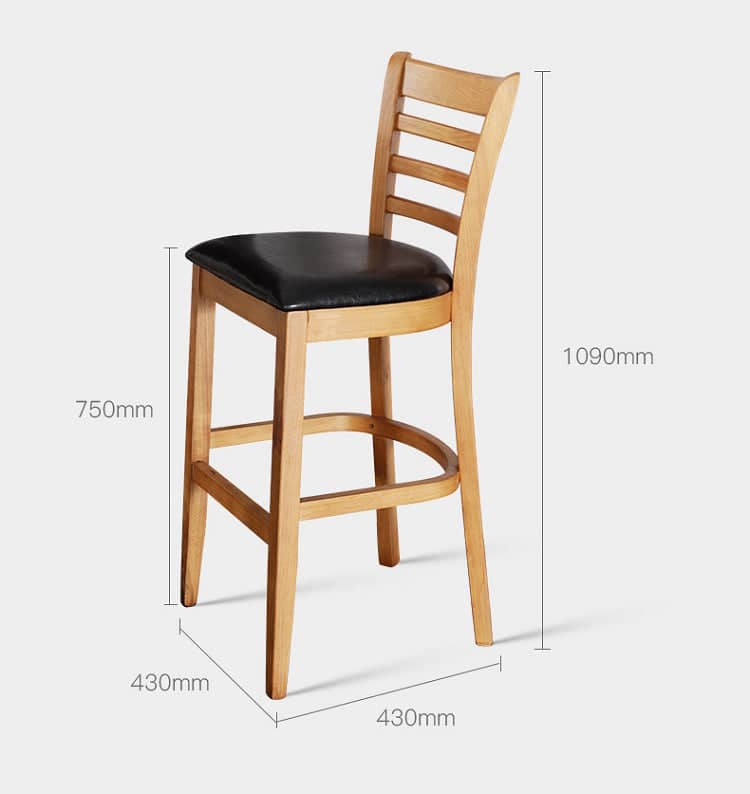 كرسي بار خشبي - BAYTK